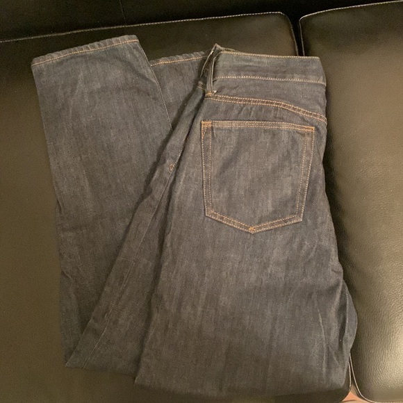 Gap 1969 MEN Jeans Dark Blue Rinse Gap Size 32 Waist 30 Length Straight Leg - Picture 8 of 9